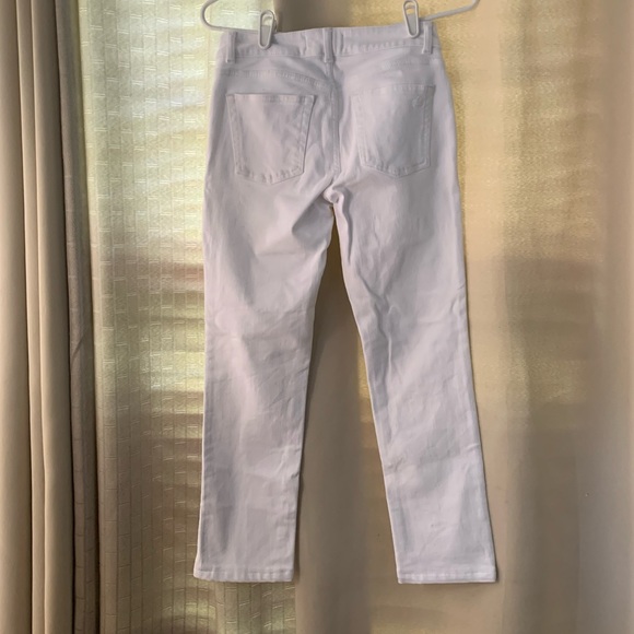 White straight ankle Jeans - Picture 2 of 8